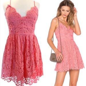 NBD Give It Up Lace Dress from Revolve